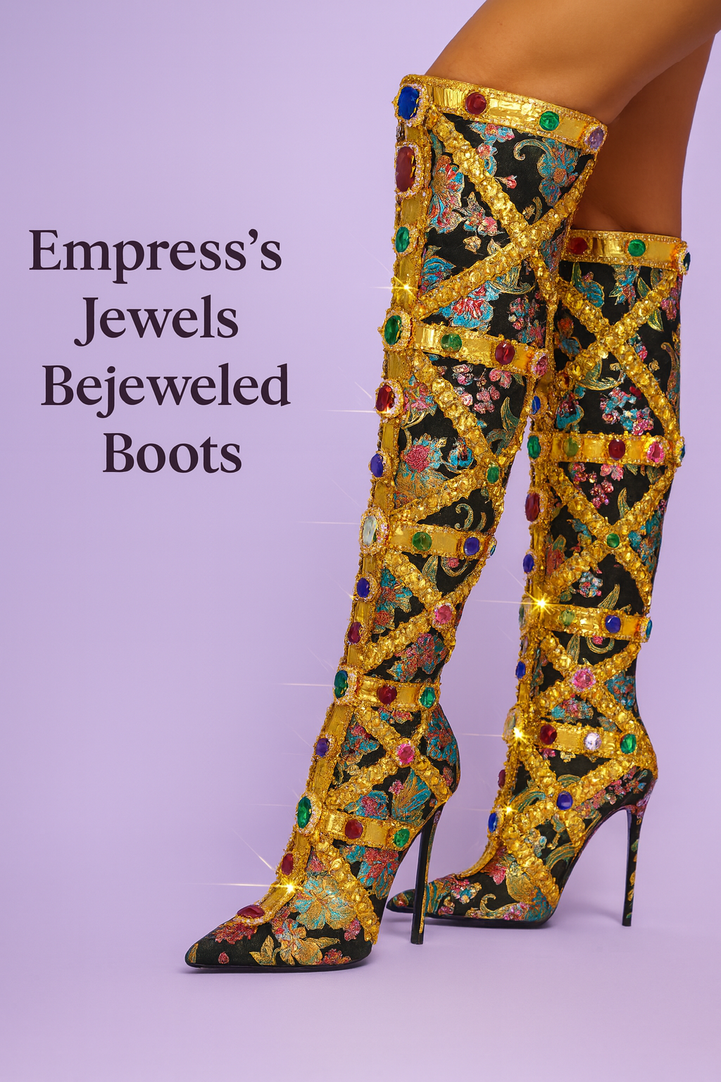 Empress’s Jewels Bejeweled Boots