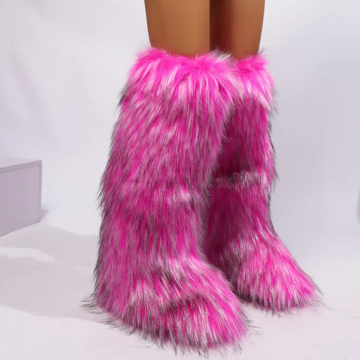 Princess Frostbite Plush Boots