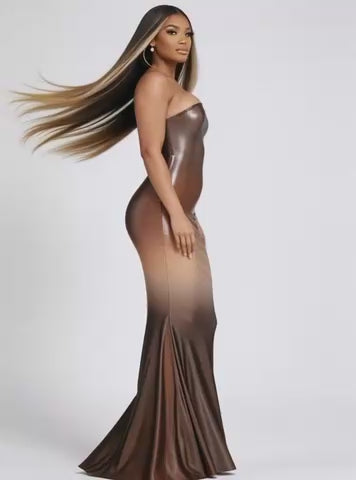 Empress Eclipse Strapless Gown